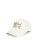 CLASSIC LOGO COVERED CAP IN IVORY