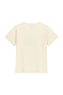 W CLASSIC LOGO TEE IN CREAM