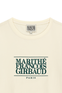 W CLASSIC LOGO TEE IN CREAM