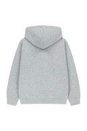 DOODLE CLASSIC BEAR HOODIE IN HEATHER GREY
