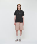 CLASSIC LOGO TEE IN CHARCOAL GREY