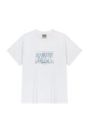 EIFFEL CLASSIC LOGO TEE IN WHITE