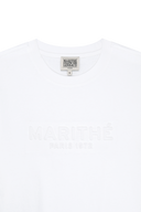 EMBO REGULAR LOGO TEE IN WHITE