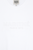 EMBO REGULAR LOGO TEE IN WHITE