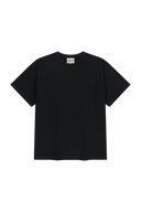 SEMI OVERSIZED EMBO LOGO TEE IN BLACK