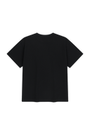 SEMI OVERSIZED EMBO LOGO TEE IN BLACK