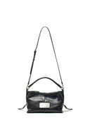 SIDE ZIPPER TWO WAY BAG IN BLACK