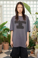 FOR LOVERS LOGO POINT TOP IN CHARCOAL GREY