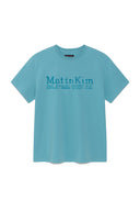 SWEAT PRINTING LOGO TOP FOR MEN IN TURQUOISE BLUE
