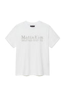 SWEAT PRINTING LOGO TOP FOR MEN IN WHITE