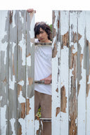SWEAT PRINTING LOGO TOP FOR MEN IN WHITE