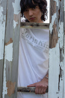 SWEAT PRINTING LOGO TOP FOR MEN IN WHITE