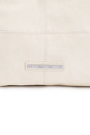 SIDE STRING LEATHER SHOULDER BAG IN IVORY
