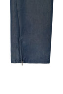 BACK TUCK DETAIL DENIM LIKE PANTS IN NAVY