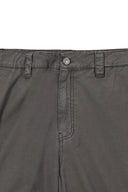 WASHED WIDE CARGO PANTS FOR MEN IN CHARCOAL GREY