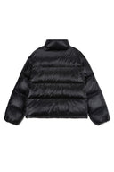 SMALL LOGO VOLUME DOWN JUMPER FOR MEN IN BLACK