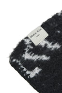 CRACKED LOGO MUFFLER IN BLACK