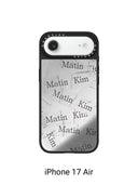 MATIN KIM X CASETIFY TAPE CASE IN SILVER