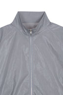 MATIN KIM LOGO COATING JUMPER IN DARK GRAY