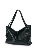 WIDE NEMO BIG SHOULDER BAG IN BLACK