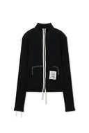 HANDCRAFT SLIM FIT CARDIGAN IN BLACK