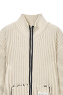 HANDCRAFT SLIM FIT CARDIGAN IN LIGHT BEIGE