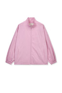 BACK LOGO HIGH NECK JUMPER IN PINK