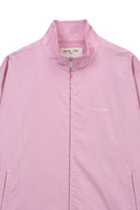 BACK LOGO HIGH NECK JUMPER IN PINK