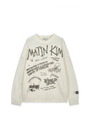 GRAFFITI ARTWORK KNIT PULLOVER IN IVORY