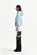 MULTI PANEL LAYERED SKIRT IN WHITE