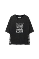 VINTAGE GRAFFITI ARTWORK TOP IN BLACK