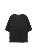 VINTAGE GRAFFITI ARTWORK TOP IN BLACK