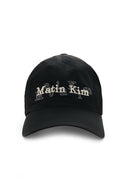 OVERLAY LOGO BALL CAP IN BLACK