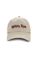 OVERLAY LOGO BALL CAP IN BEIGE