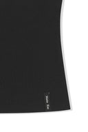 3/4 SLEEVE TOP & TANK LAYERED SET IN BLACK