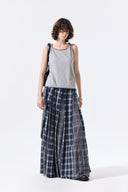 TWIST SHOULDER SLEEVELESS TOP IN GRAY