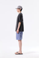 PIGMENT GRAFFITI LOGO TOP IN CHARCOAL GREY