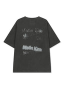 PIGMENT GRAFFITI LOGO TOP IN CHARCOAL GREY