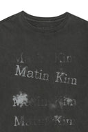PIGMENT GRAFFITI LOGO TOP IN CHARCOAL GREY