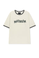MATIN LOGO RINGER TOP FOR MEN IN CREAM