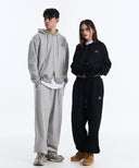 DENVER 2-WAY HOOD ZIP-UP IN BLACK
