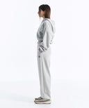DENVER 2-WAY HOOD ZIP-UP IN GREY
