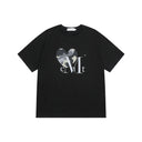 CANYON HEART CAMO HALF T IN BLACK / GRAY