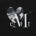CANYON HEART CAMO HALF T IN BLACK / GRAY