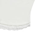 ASEN LACE SLIM HOOD SLEEVELESS IN WHITE