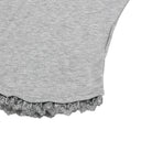 SUNNIOR LACE V-NECK HALF T IN GREY