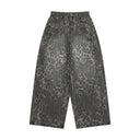 DITT SNAP BUTTON LEOPARD WIDE PANTS IN LEOPARD