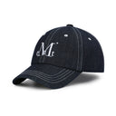 SIGNATURE STITCH BALL CAP IN DARK BLUE
