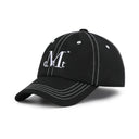 SIGNATURE STITCH BALL CAP IN BLACK