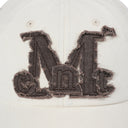 VINTAGE WASHING APPLIQUE BALL CAP IN VINTAGE CREAM